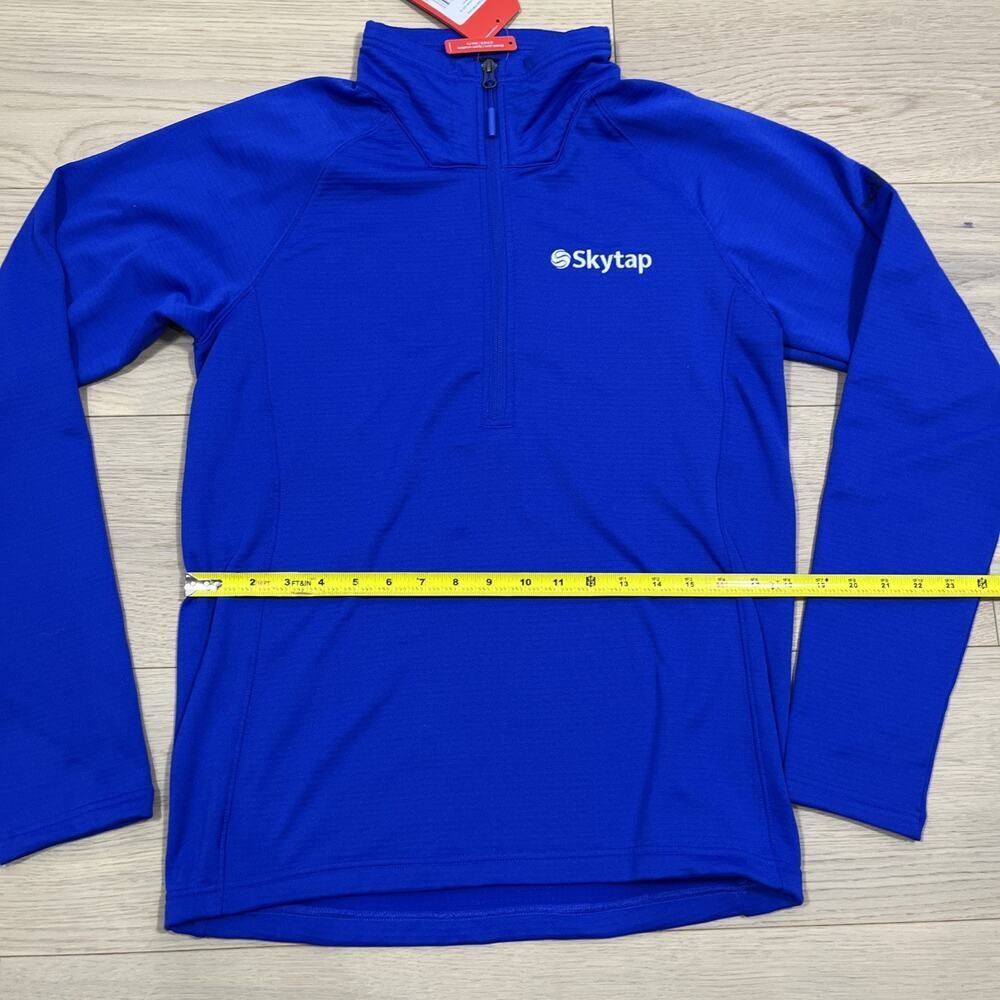 The North Face Summit 1/2 Zip Crevasse Baselayer DotKnit Pullover Mens TNF Blue - Picture 5 of 12